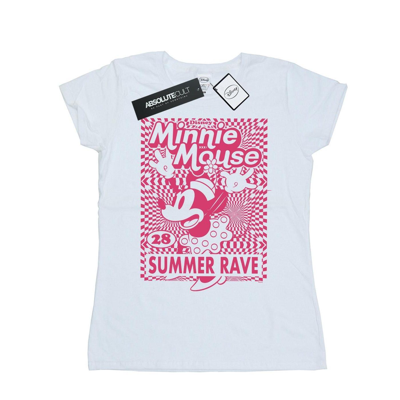 Image of Minnie Mouse Summer Party Tshirt Damen Weiss S