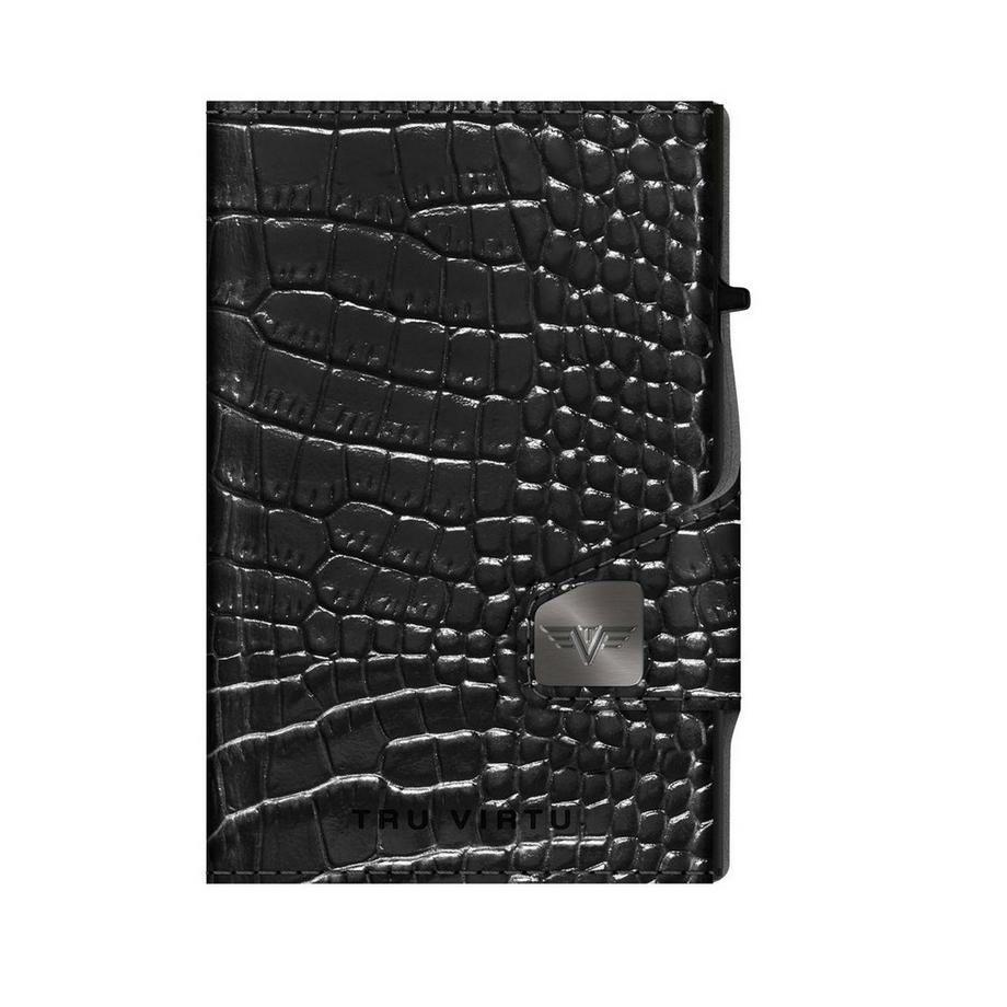 Tru Virtu Click & Slide Classic Croco Wallet  