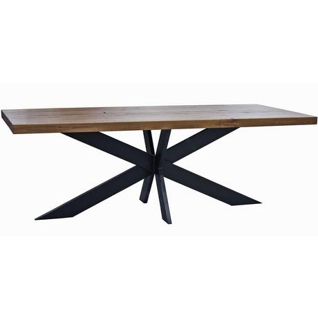 mutoni Table en bois massif Kamloops Bassano 200x100  