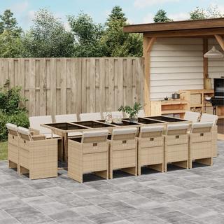 VidaXL Garten essgruppe poly-rattan  