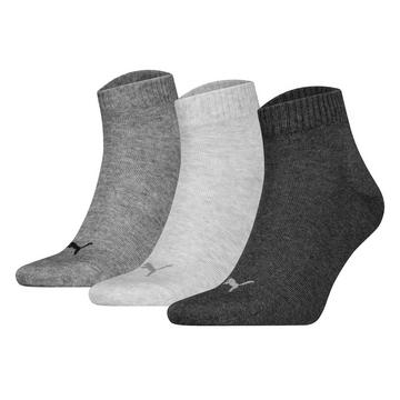 Socken  3er Pack Stretch-Quarter Plain 3P