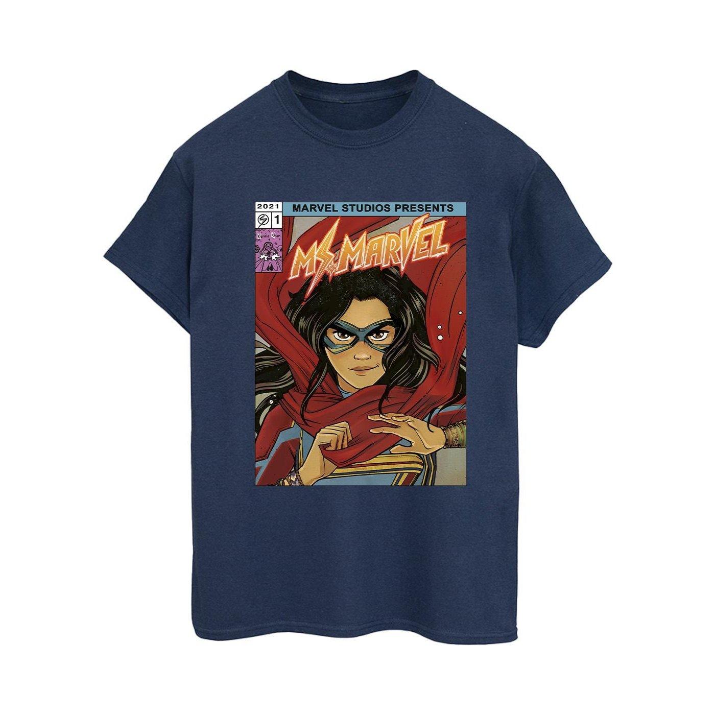 Image of Ms Comic Poster Tshirt Damen Marine M