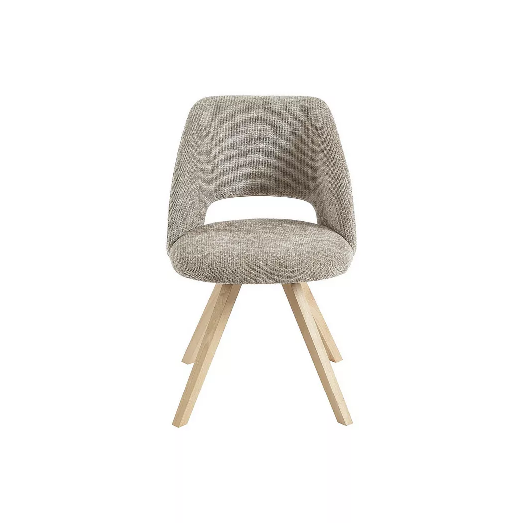 Vente-unique - Chaise VESIANI, 2 Stück, Taupe