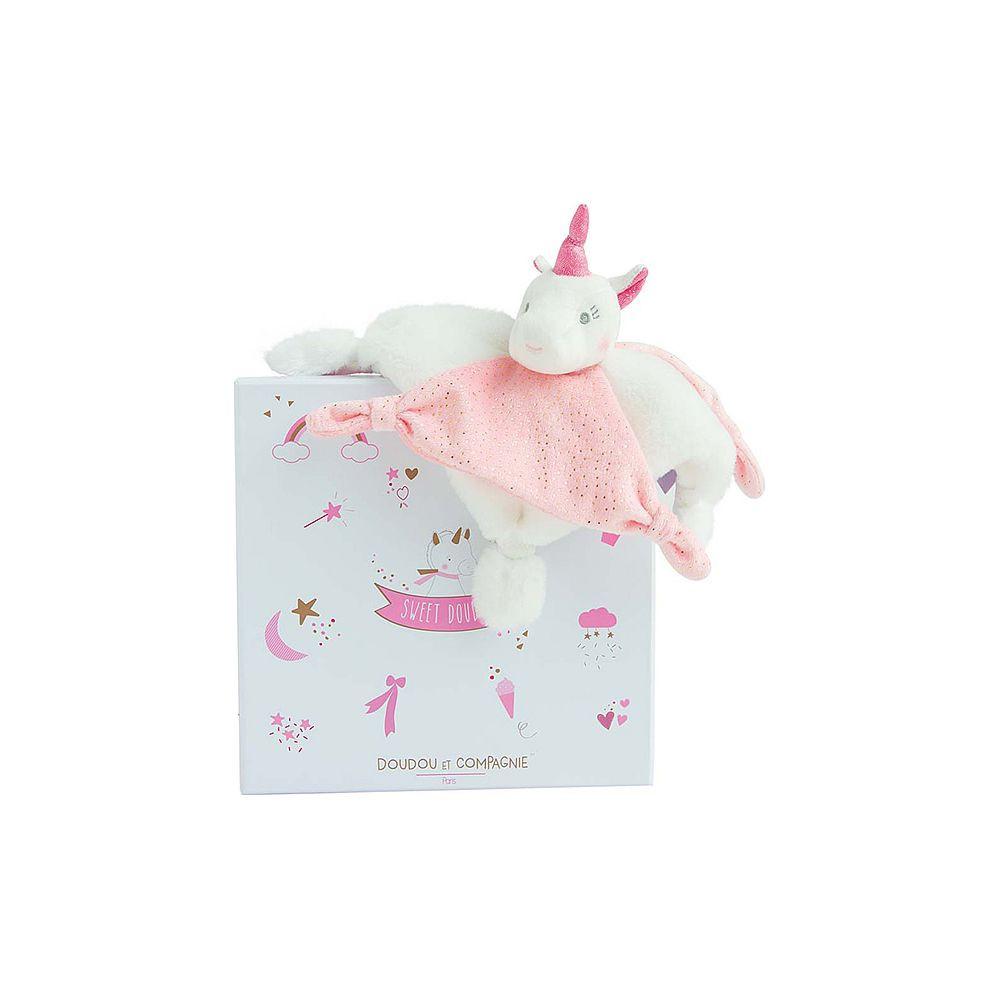 Image of Schmusetuch Einhorn Rosa (22cm)
