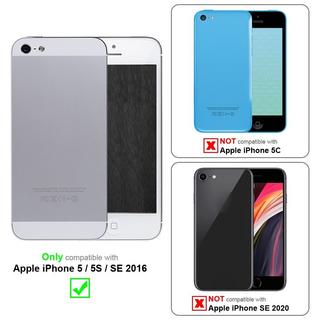 Cadorabo  Housse compatible avec Apple iPhone 5 / 5S / SE 2016 - Coque de protection en silicone TPU flexible au design strassé 