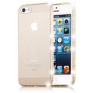 Cadorabo  Housse compatible avec Apple iPhone 5 / 5S / SE 2016 - Coque de protection en silicone TPU flexible au design strassé 