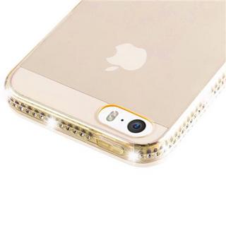 Cadorabo  Housse compatible avec Apple iPhone 5 / 5S / SE 2016 - Coque de protection en silicone TPU flexible au design strassé 