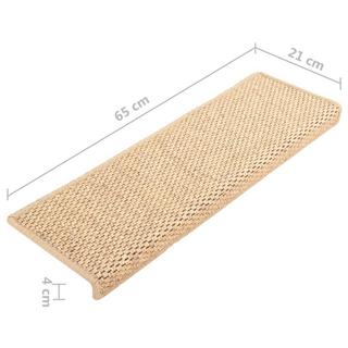 VidaXL Tapis escalier tissu  