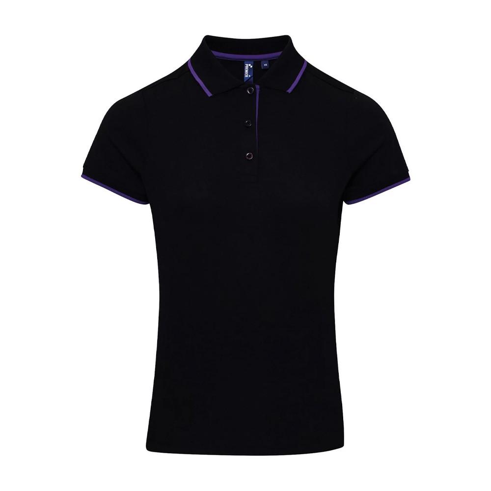 Image of Coolchecker Poloshirt Damen Schwarz L