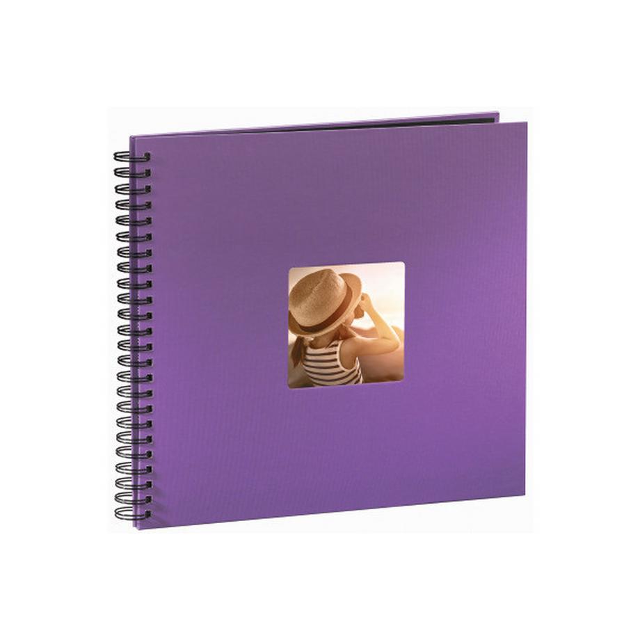 hama HAMA Spiralalbum Fine Art 94871 360x320mm, lila 25 Blatt  