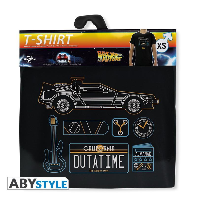 Abystyle  T-shirt - Back to the Future - Delorean 