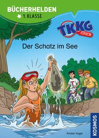 TKKG Junior, Bücherhelden 1. Klasse, Der Schatz im See Vogel, Kirsten; Julian, COMICON S.L.; Beroy + San (Illustrationen) Copertina rigida 