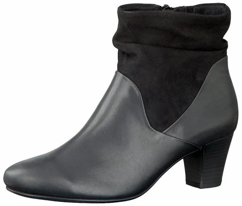 Image of 96.583.57 - Leder Stiefelette Damen Schwarz 37.5