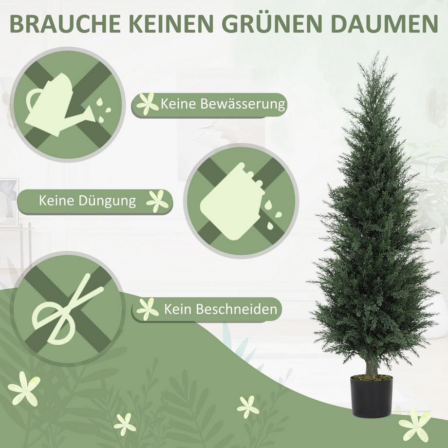 HOMCOM künstliche Pflanze  