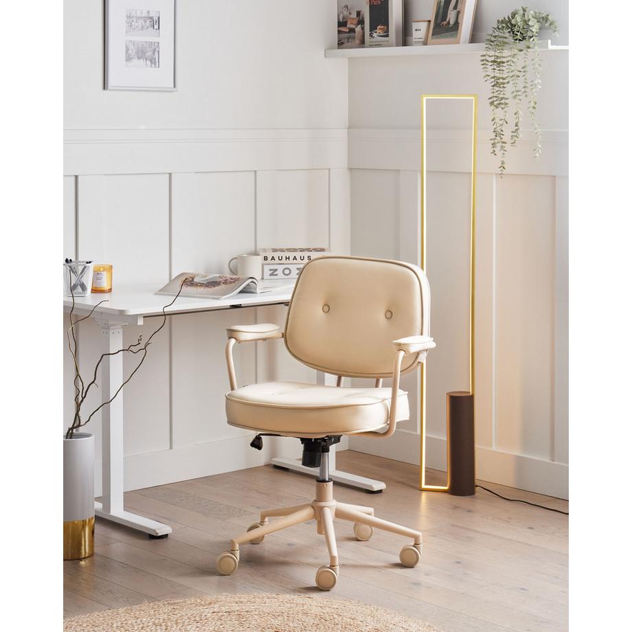 Beliani Chaise de bureau en Cuir PU  PARAMUS  