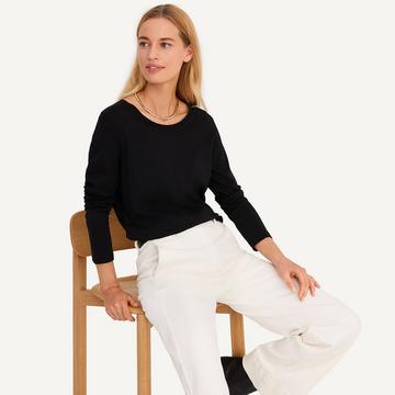 Tee shirt col rond manches longues