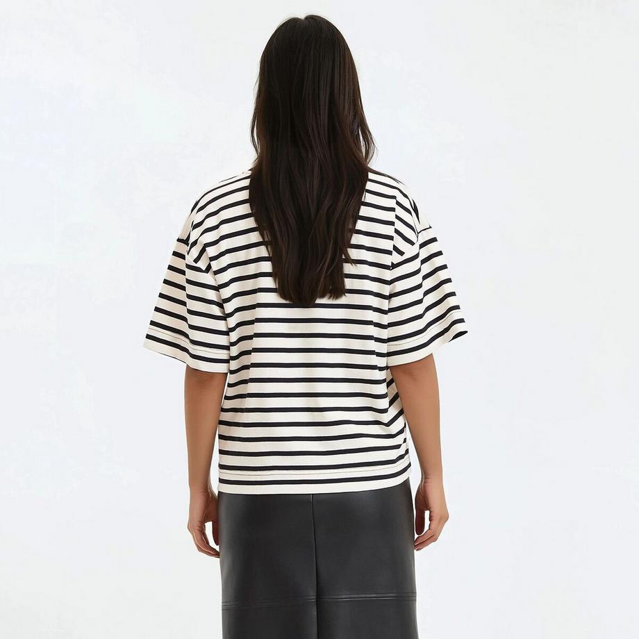 La Redoute Collections Maglietta a righe Signature Paul  