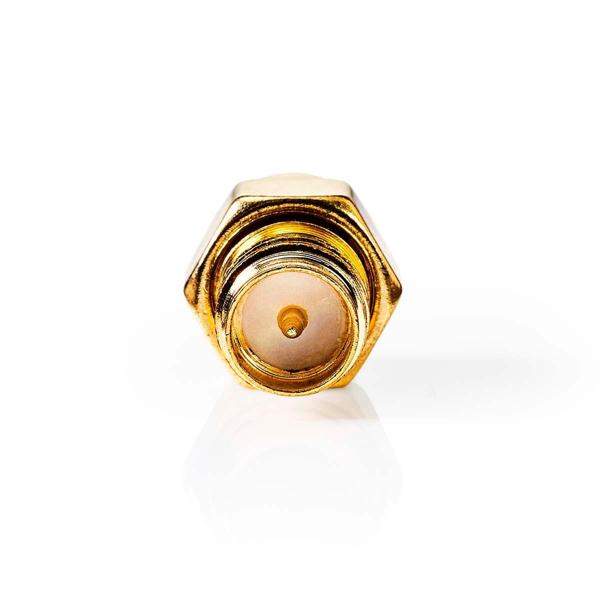 Nedis  Adaptateur SMA | SMA femelle inversion de polarité | SMA mâle | plaqué or | 50 Ohm | droit | cuivre | or | 2 pcs. | Boîte 