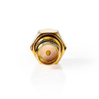 Nedis  Adaptateur SMA | SMA femelle inversion de polarité | SMA mâle | plaqué or | 50 Ohm | droit | cuivre | or | 2 pcs. | Boîte 
