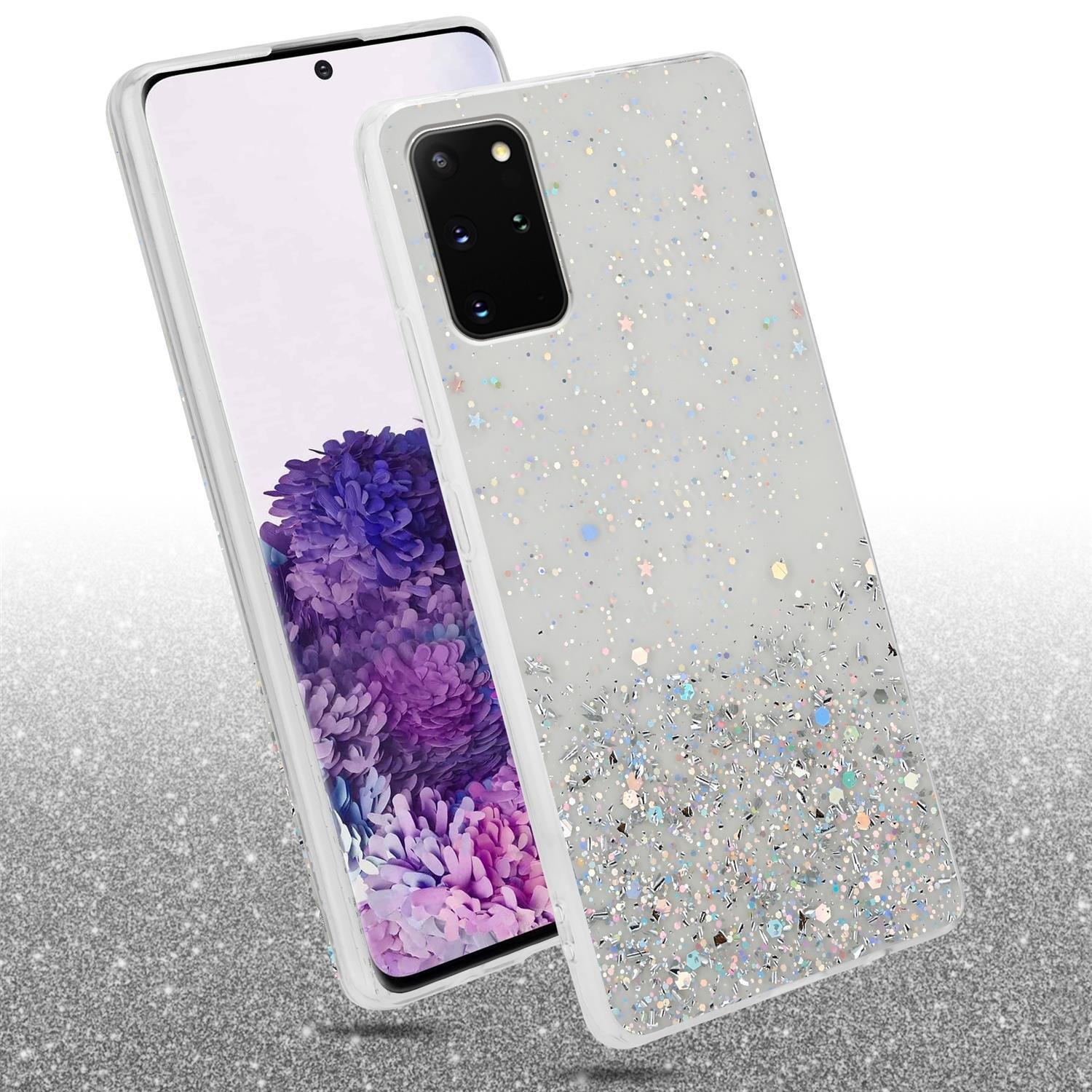 Cadorabo  Hülle für Samsung Galaxy S20 PLUS TPU Silikon mit funkelnden Glitter 