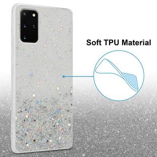 Cadorabo  Hülle für Samsung Galaxy S20 PLUS TPU Silikon mit funkelnden Glitter 