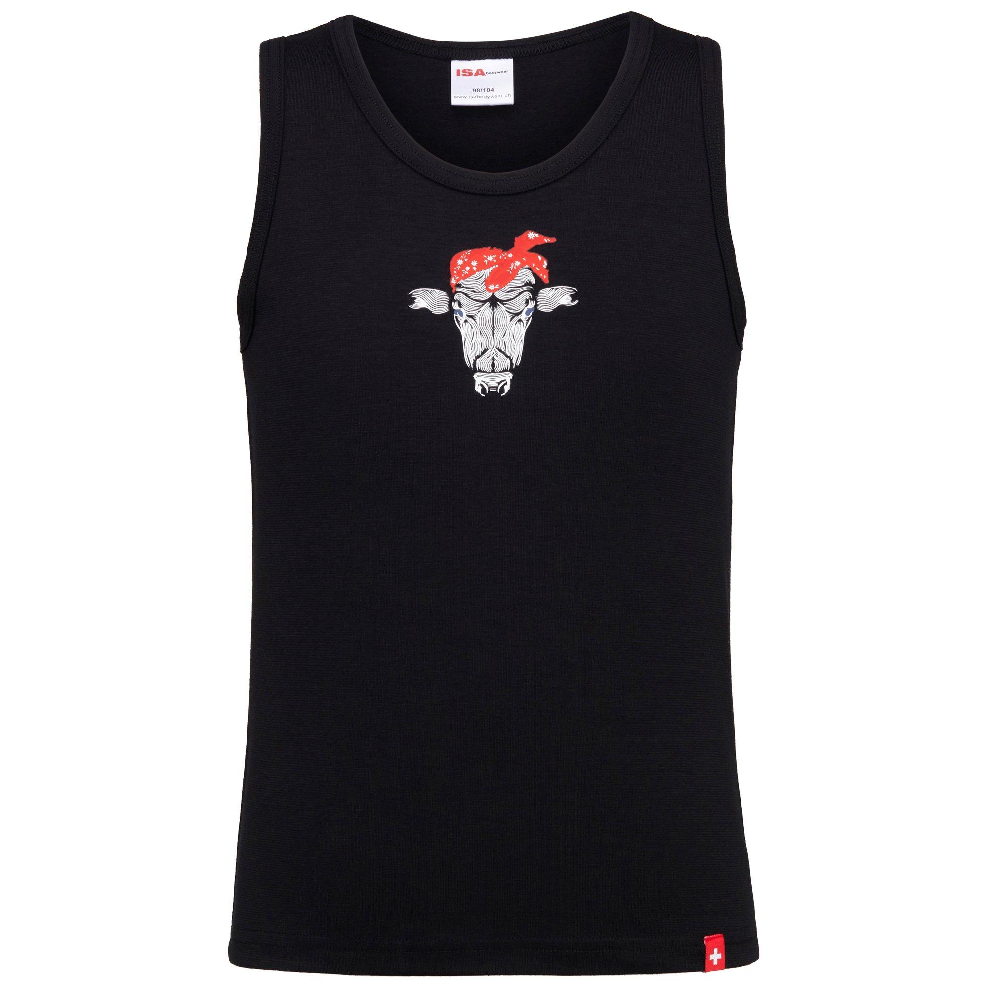 Image of Träger Top Unisex Schwarz 98/104