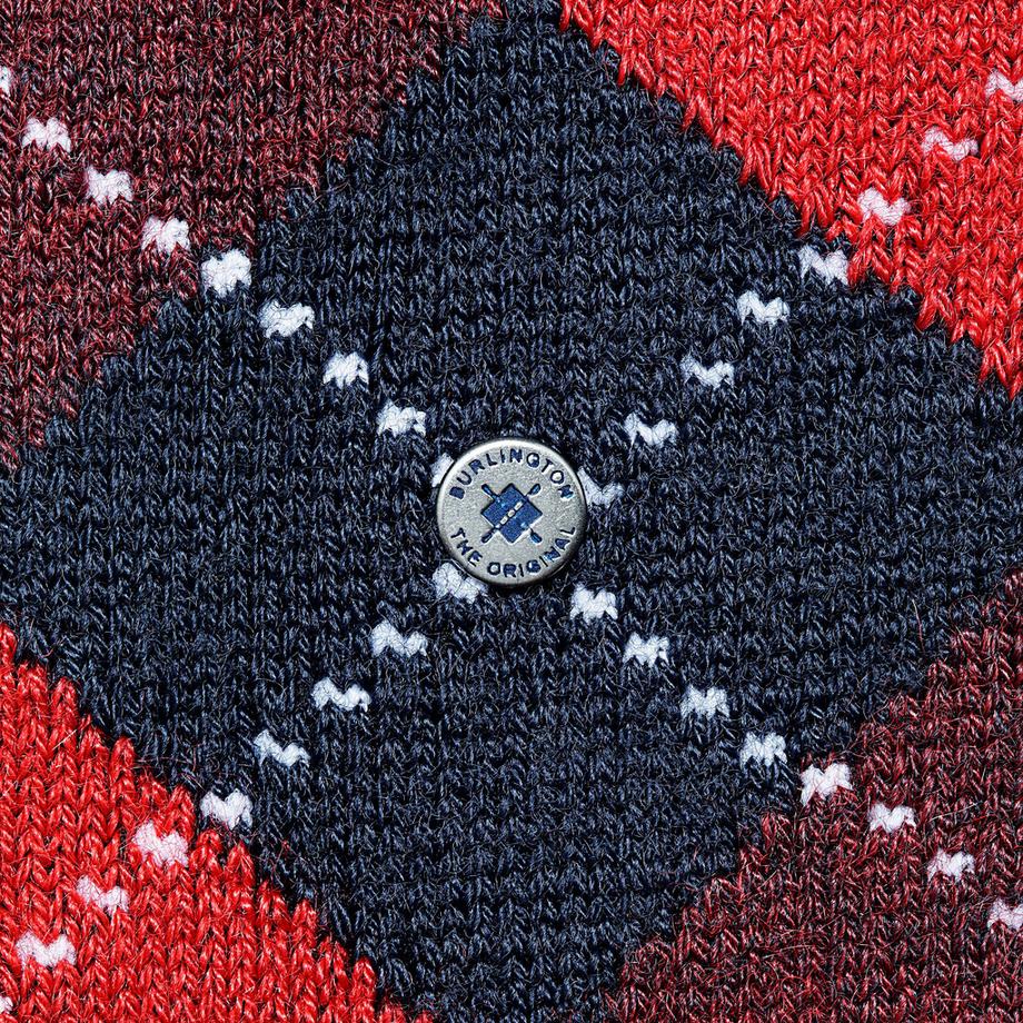 Burlington Preston Rautenmuster Socken  