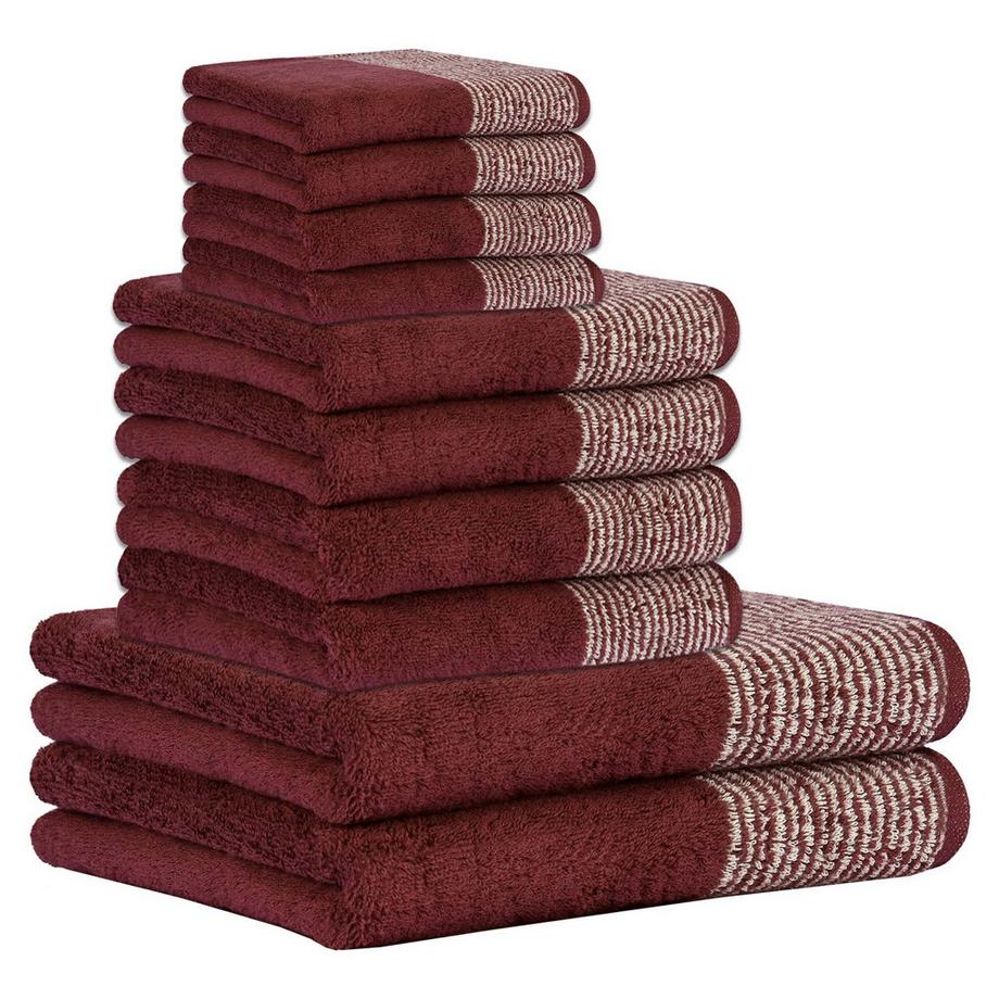 Serviette de bain  Pack de 10-Luxury Home C Two-Tone