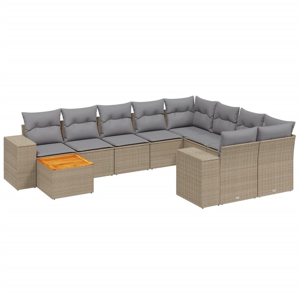 VidaXL Garten sofagarnitur poly-rattan  