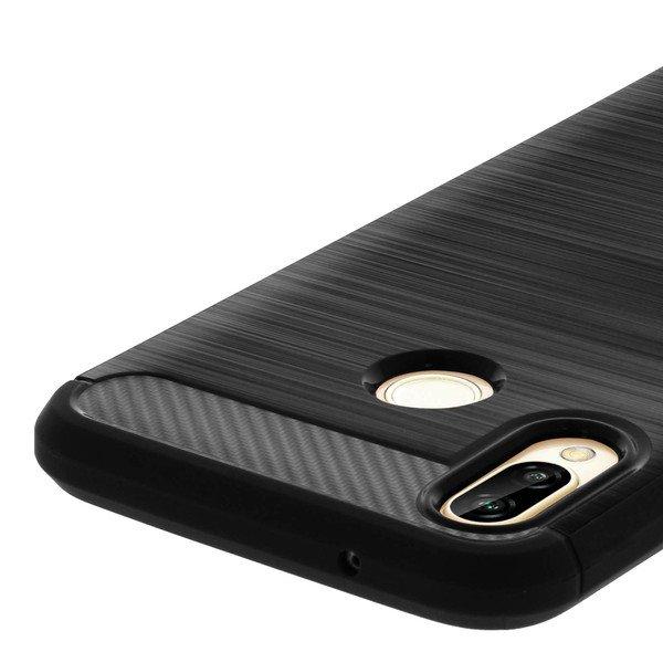 Avizar  Cover Carbonio Nera Huawei P20 Lite 