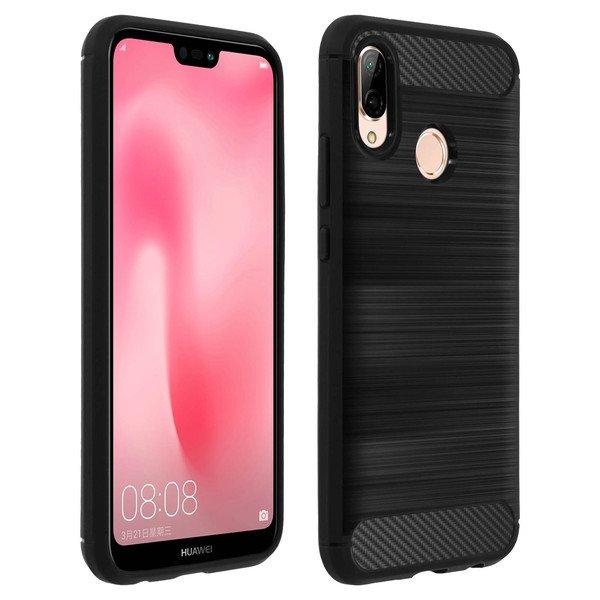 Avizar  Cover Carbonio Nera Huawei P20 Lite 