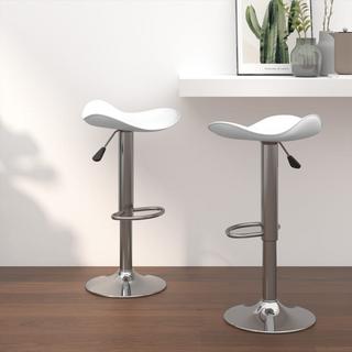 VidaXL Tabouret de bar cuir artificiel  