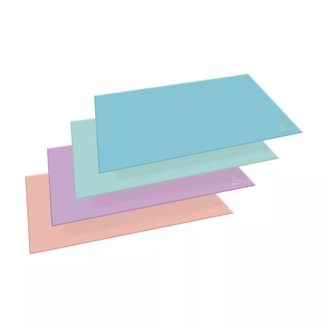 Exacompta Aquarel Deskmat Pack of 8 Assorted Pastel, none