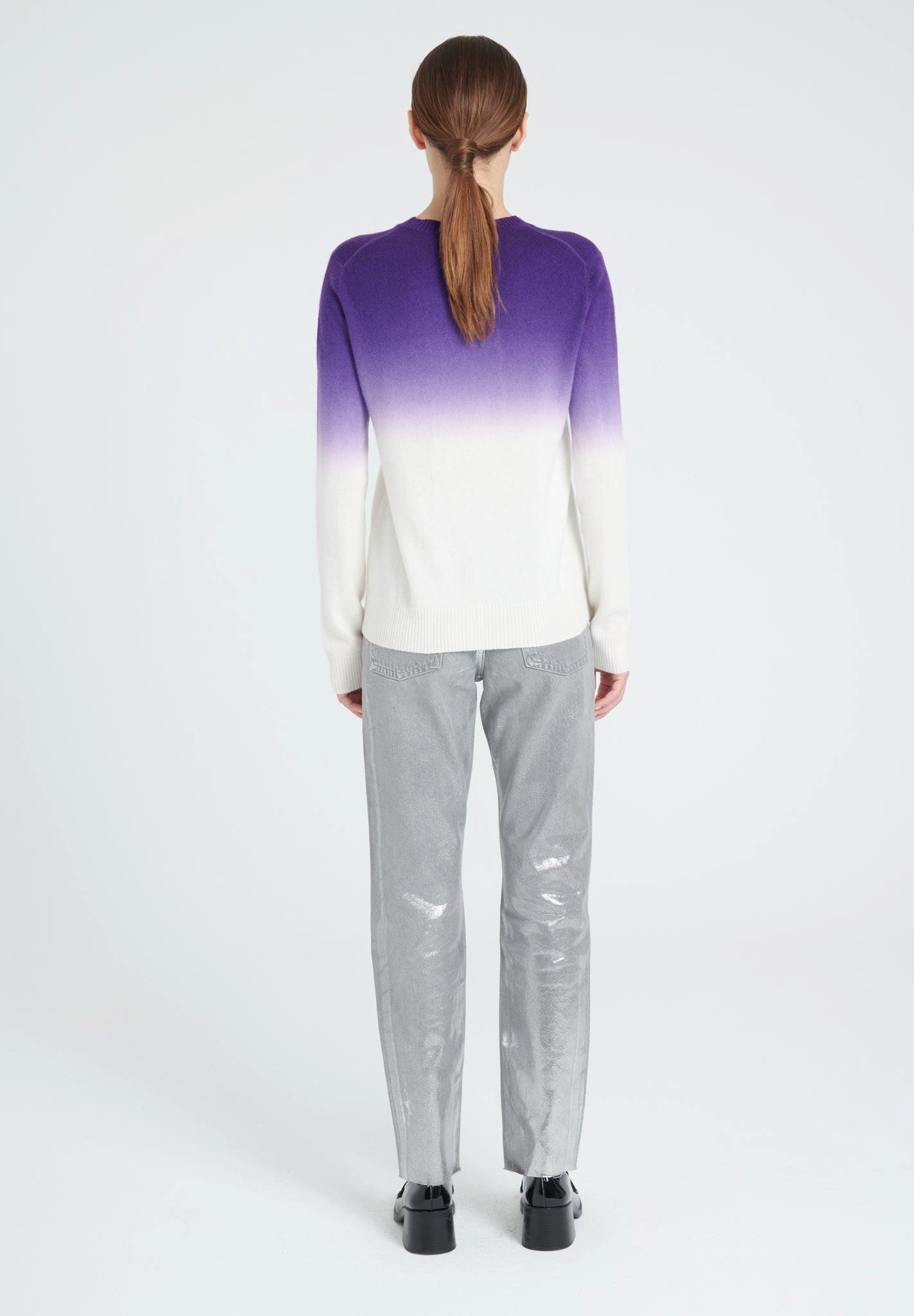 Studio Cashmere8  ZAYA 9 Maglione girocollo tie & dye - 100% cashmere 