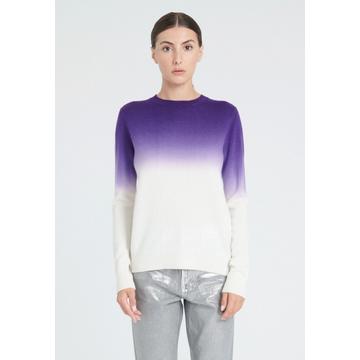 ZAYA 9 Maglione girocollo tie & dye - 100% cashmere