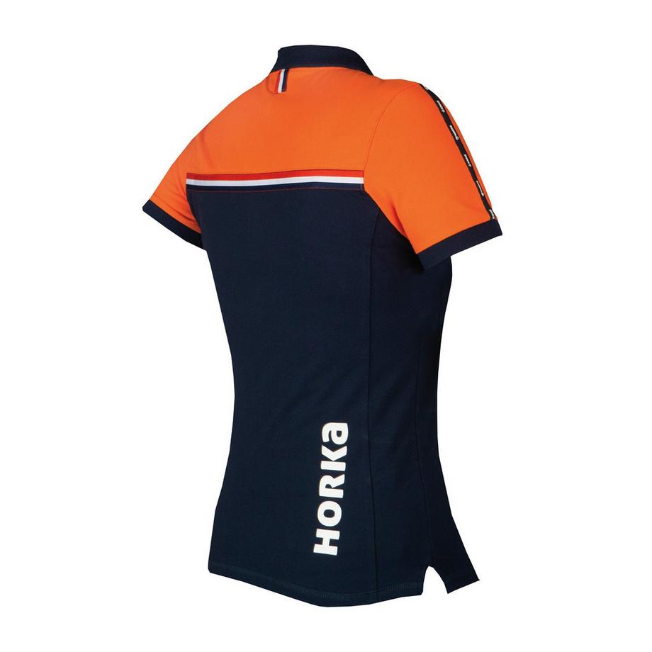 HORKA Polygiene Polo d'équitation pour femme  