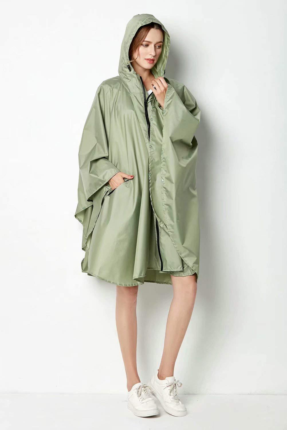 Alopini Poncho Antipioggia Unisex Impermeabile Riutilizzabile con Cappuccio  