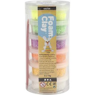 Creativ Company  Foam Clay Modellierton 14 g Gemischte Farben 6 Stück(e) 