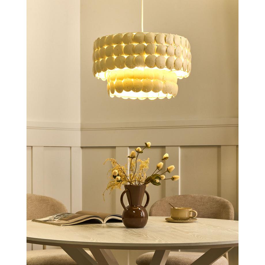 Beliani Lampadario en Guscio di cocco Boho KOTMALE  