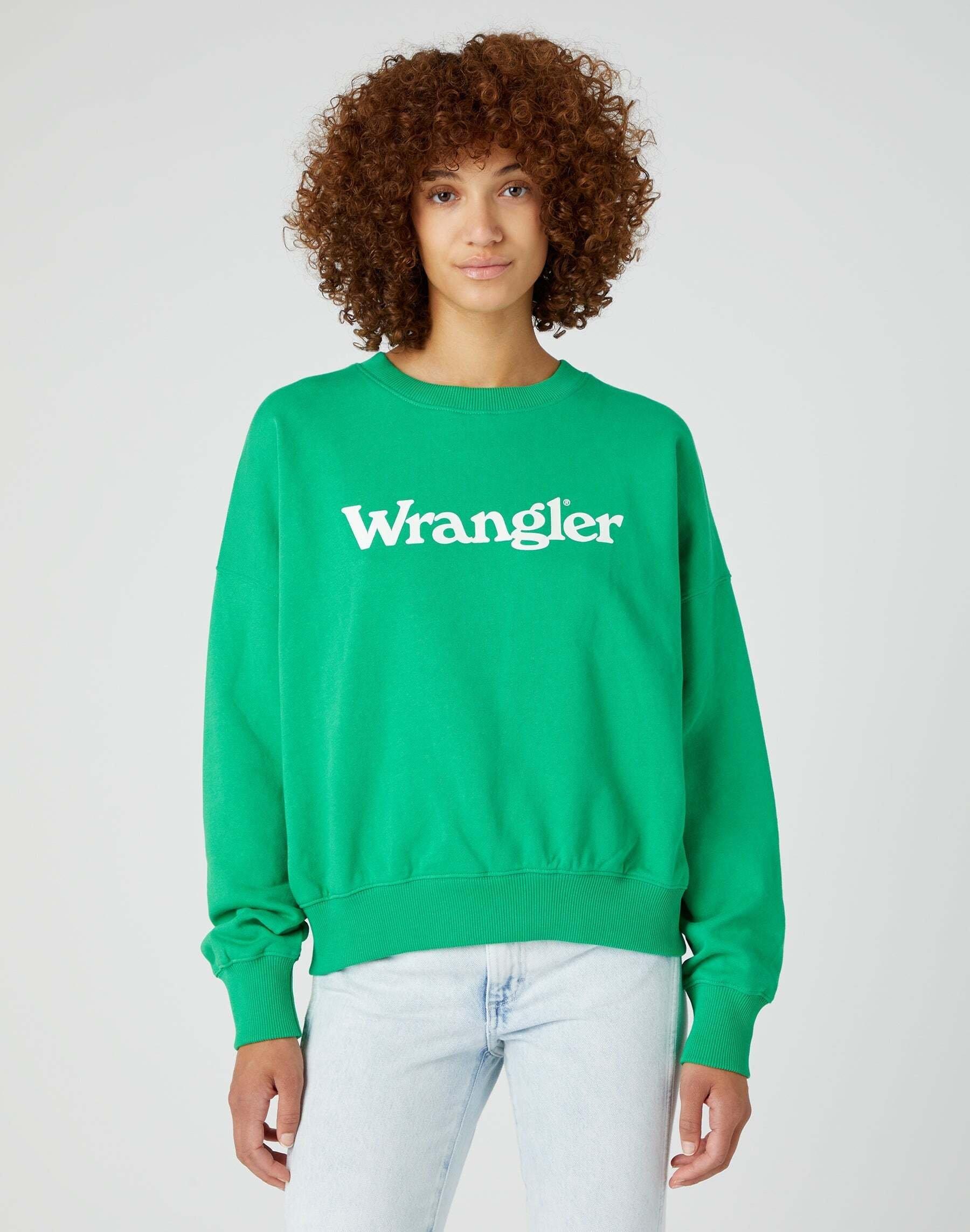 Image of Relaxed Sweatshirt Damen Grün XS