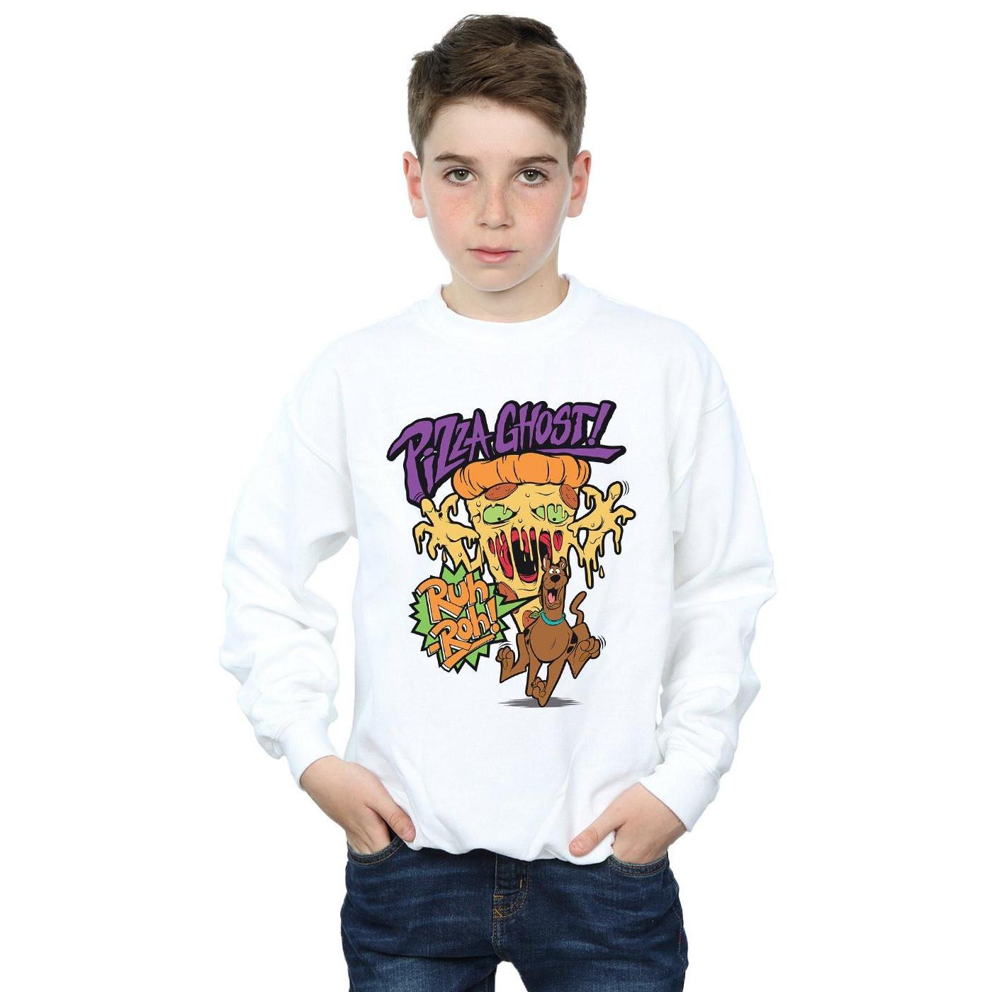 SCOOBY DOO  Pizza Ghost Sweatshirt 