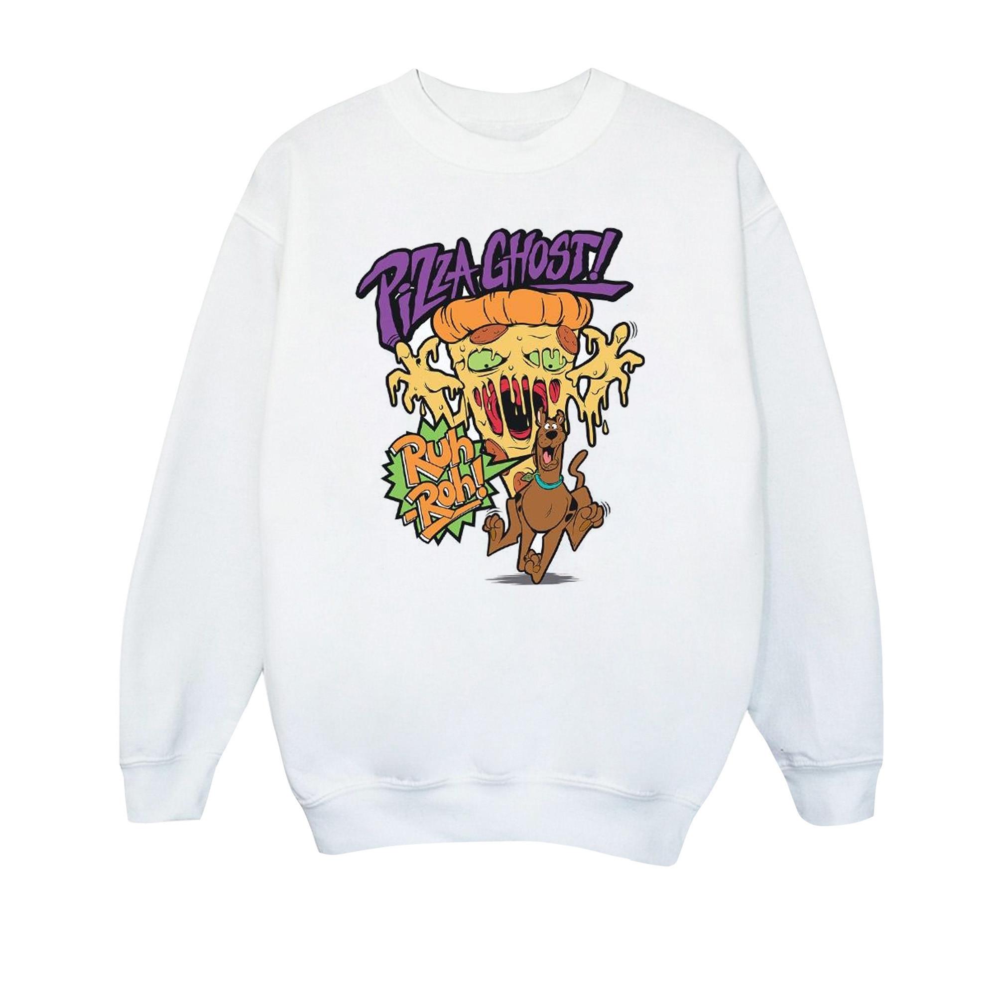 SCOOBY DOO  Pizza Ghost Sweatshirt 