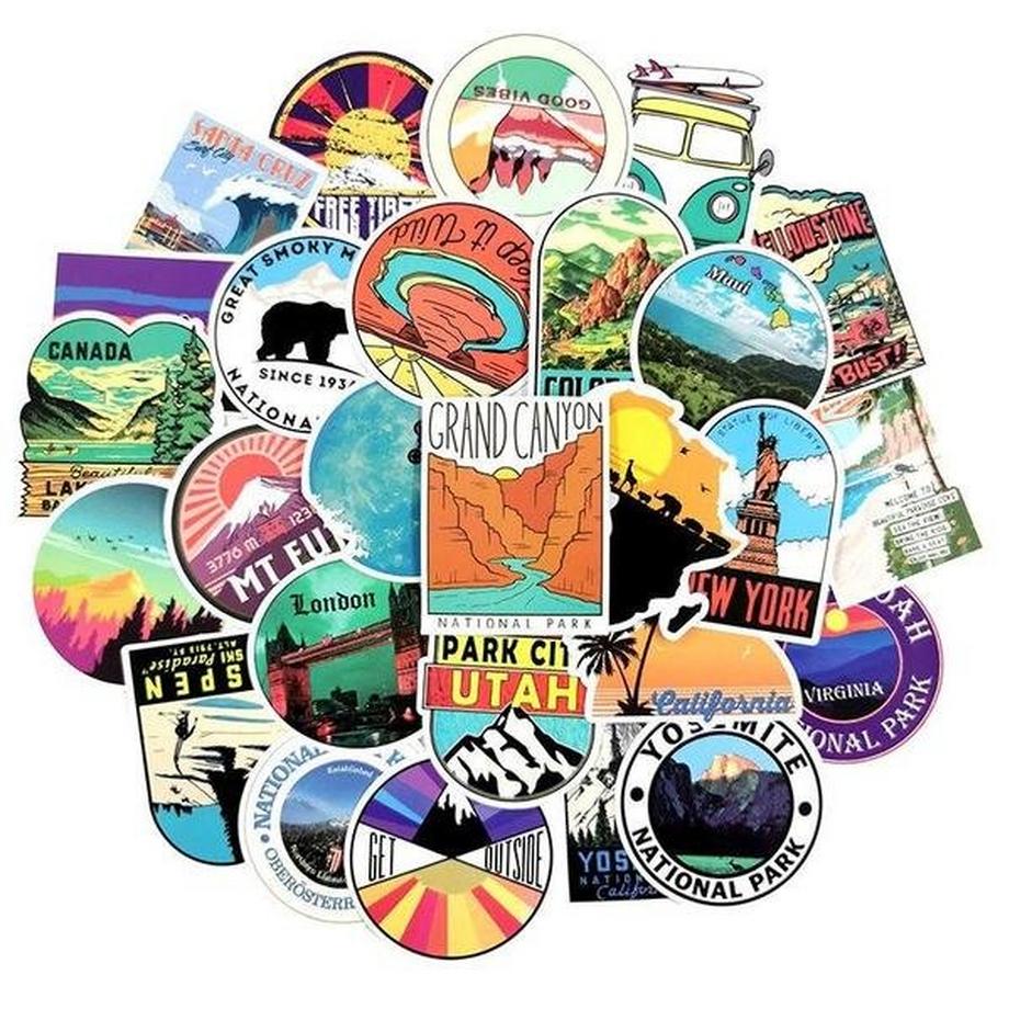 Gameloot Mega confezione di adesivi - Viaggio  