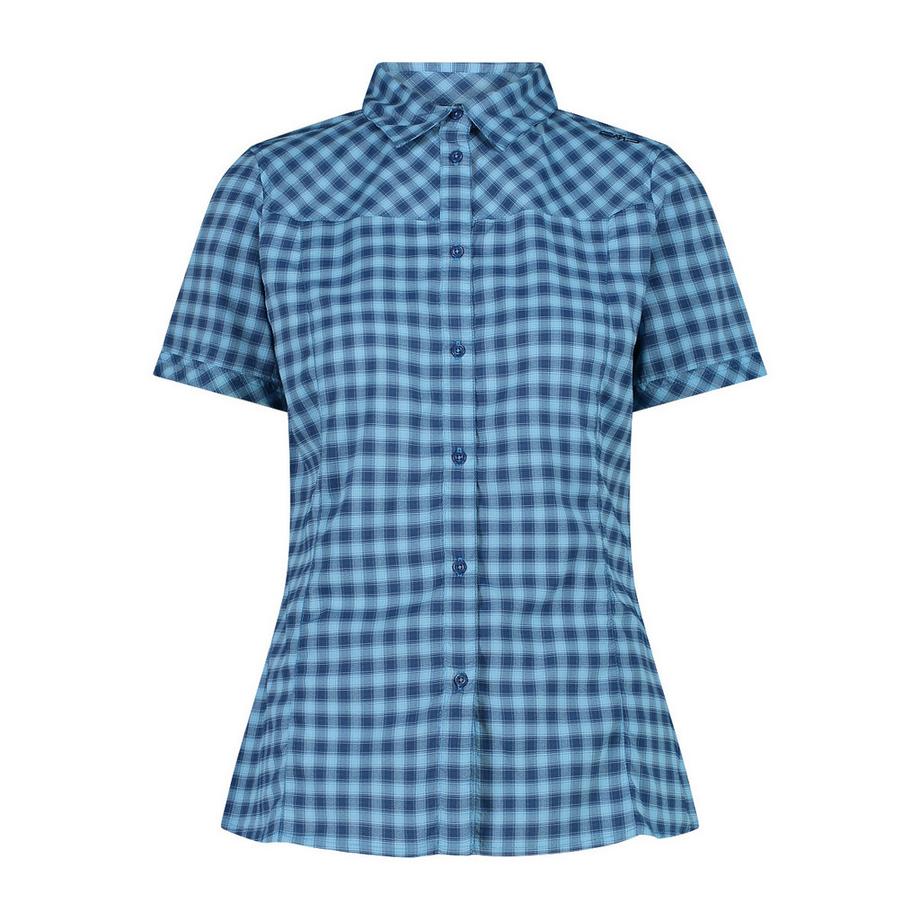 CMP Camicia Donna Maniche Corte Quadri  