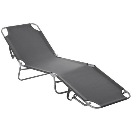 Northio Chaise longue, chaise longue de camping, chaise longue pliante avec dossier réglable, chaise longue de jardin pouvant supporter jusqu'à 120 kg pour balcon, terrasse, Oxford  