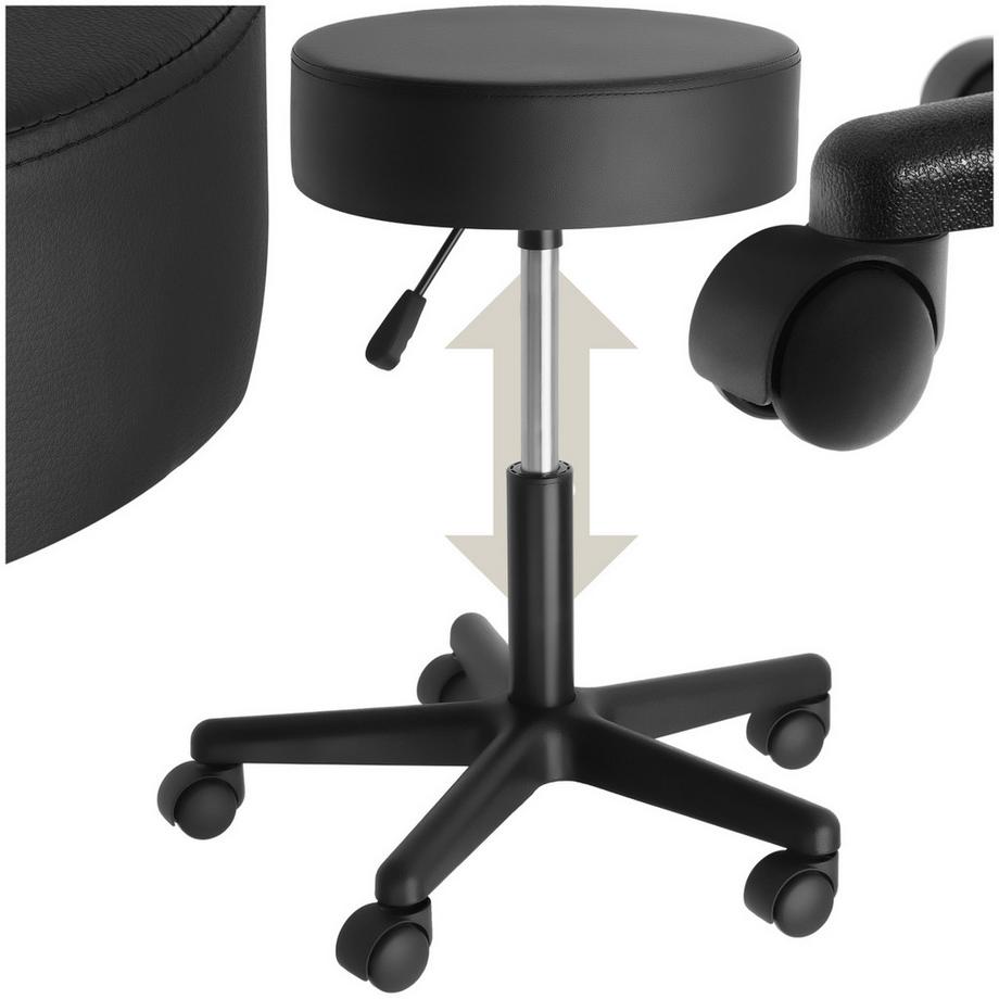 Sgabello con ruote  Werner  regolabile in altezza e girevole a 360°
