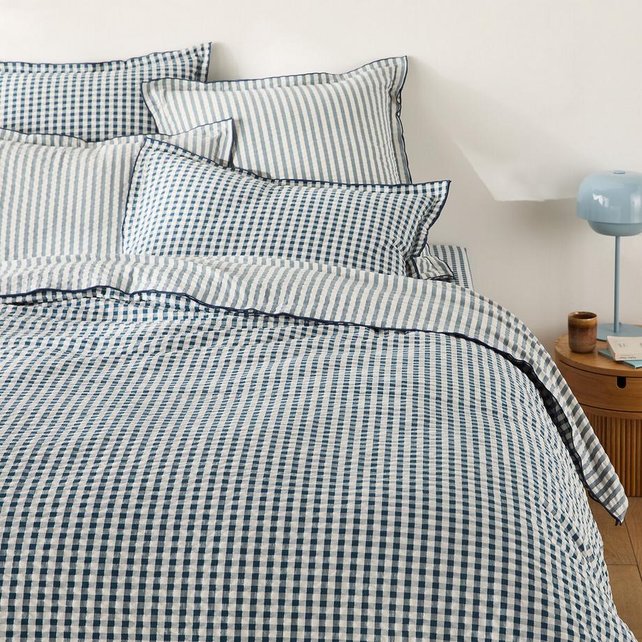 Duvetbezug aus Seersucker-Baumwolle