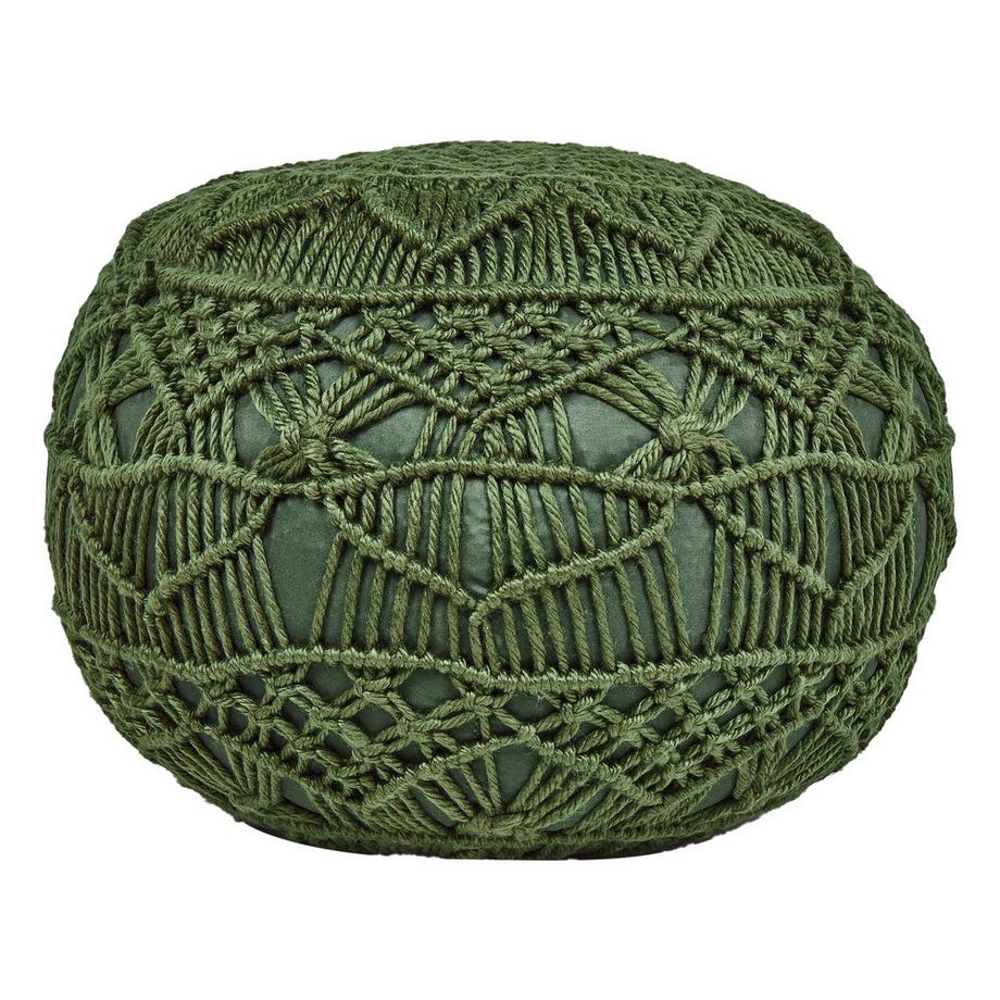 Pouf en Matière synthétique Boho AADHI