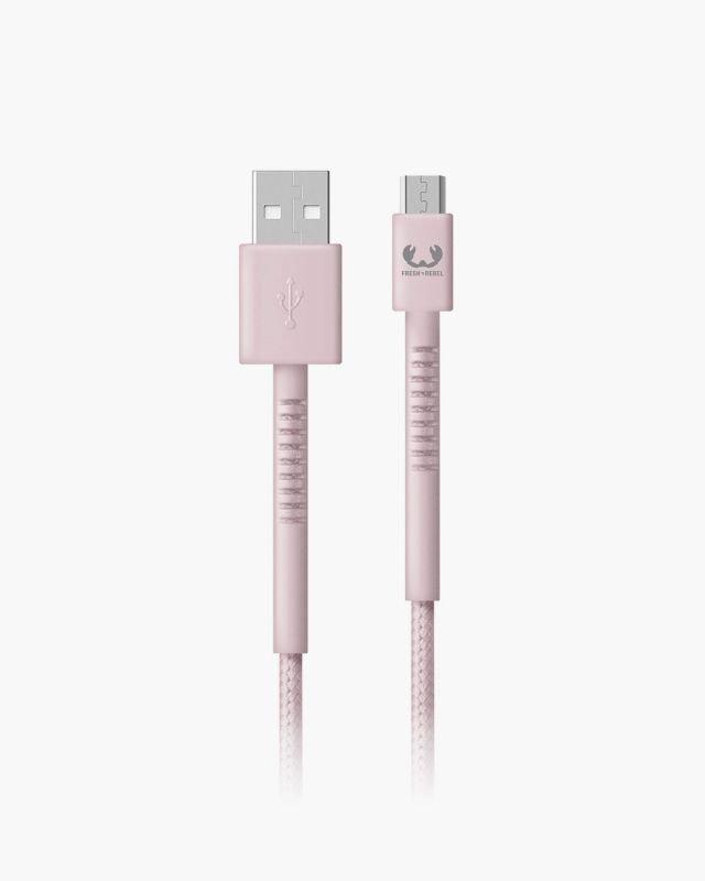 Image of Fresh 'n Rebel 2UMC200SP USB Kabel 2 m USB A Micro-USB A Pink