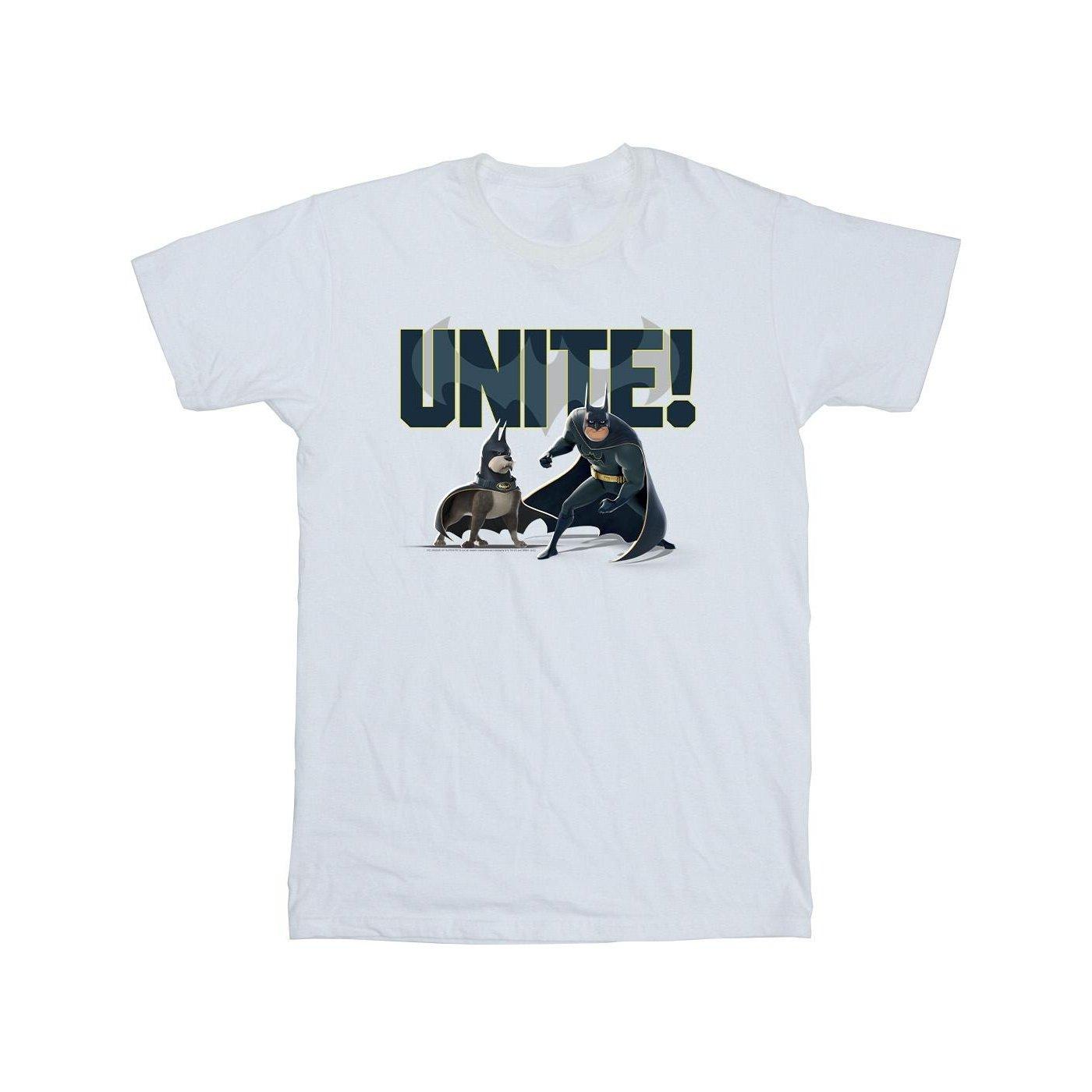 Image of Dc League Of Superpets Unite Pair Tshirt Jungen Weiss 140/146